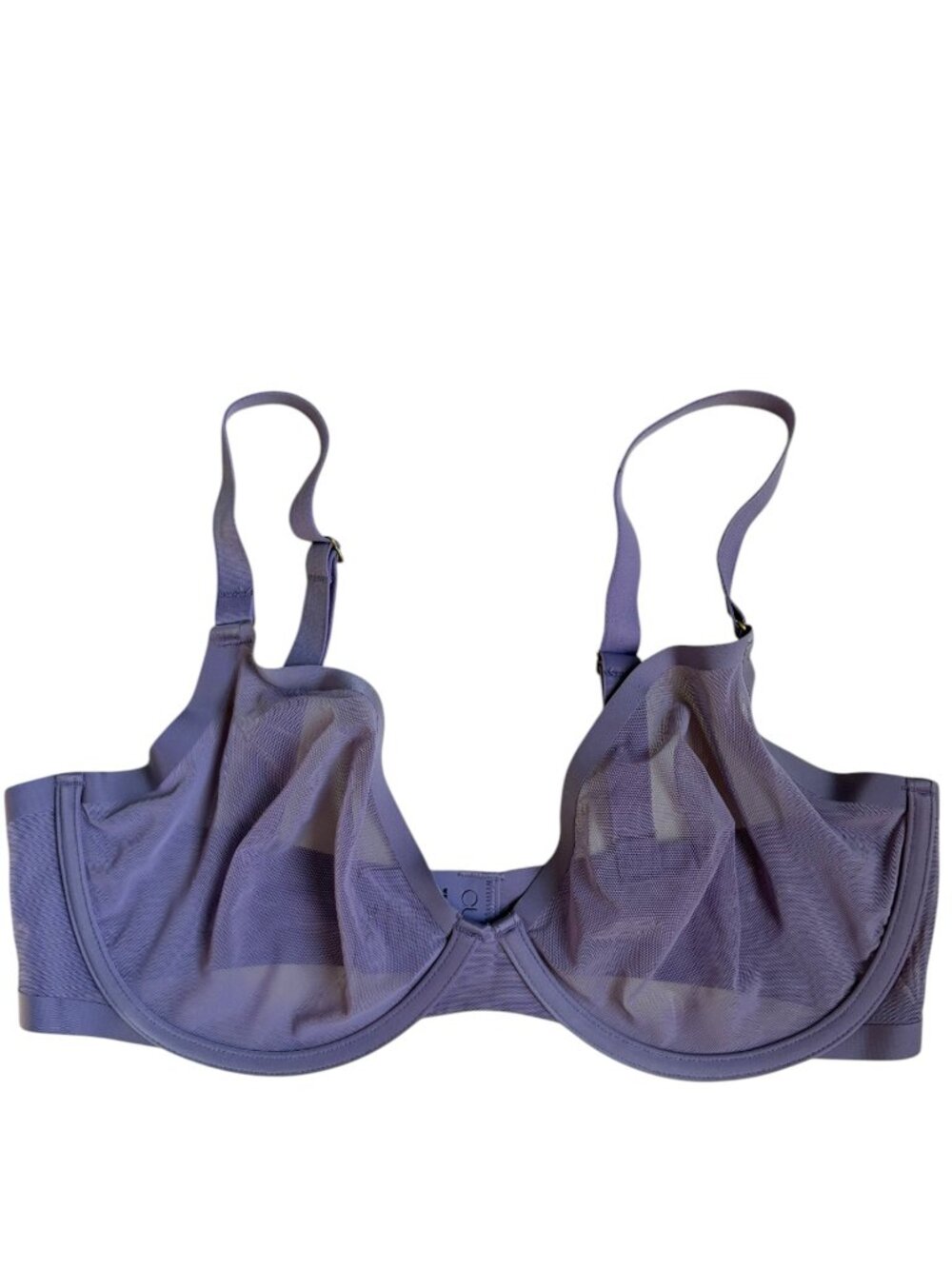 CUUP The Plunge Mesh Bra (Purple) - 36E